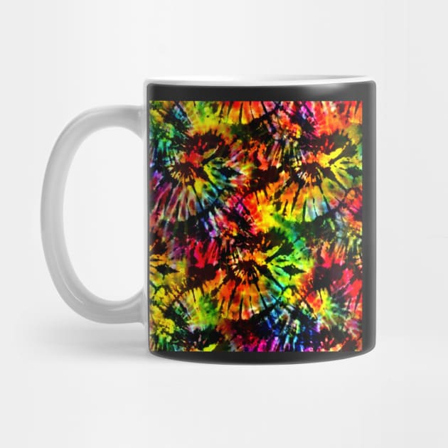 Vivid Psychedelic Hippy Tie Dye by KirstenStar 